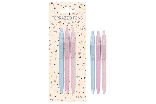 Picture of TERRAZZO BALL POINT PENS 3 PACK